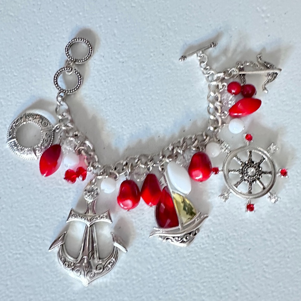 Marine Nautical Maritime Charm Bracelet